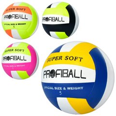 Фото товару Волейбольний м'яч – панелі з якісного ПВХ, яскраві кольори,  MS 3361
