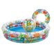INTEX 59469 - Набір 3 в 1 надувний басейн з м'ячиком і кругом для діточок від 3 років