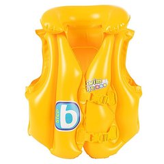 Besteway 32034 - Детский надувной жилет для плавания 3 - 6 лет, желтый, 32034