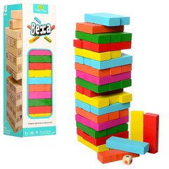 Danko Toys 1210, GVC-01U - Настільна Гра на баланс - Вежа або Дженга 48 елементів, 1210