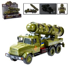 Реалістична модель ракетної установки на колісній базі КрАЗ, символіка ЗСУ, Автопром   KR-2202-02