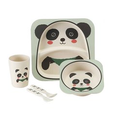 2770-7 - Набор посуды - бамбуковая посуда для детей - Панда