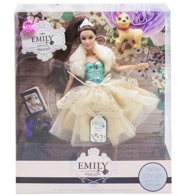 QJ079D - Лялька Емілі з болонкою | "Emily Fashion Classics"