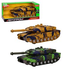 Фото товару Інерційна модель іграшкового танка - зі звуковими 7 ефектами - 37 см, Автопром   7960