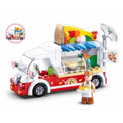 Конструктор - фургон - закусочная на колесах - пиццерия, Sluban 0993D sl