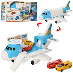 Ігровий набір - Вантажний літак з треком та набором машинок,   P907-A
