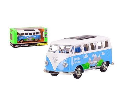 153424 - Металевий автобус із серії «Автопром» синій 4333