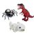 Іграшкові динозаври, павуки