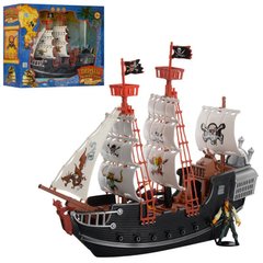 0516 - Детский пиратский корабль с фигуркой пирата - 38 см