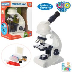 Детский обучающий набор - микроскоп, аксессуары, свет,  0010, C2129