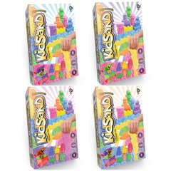 Danko Toys KS-04-10,11,12,13,14,15U - Кинетический песок для творчества 1 кг, всего 6 цветов и 6 формочек, Украина
