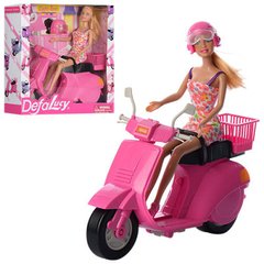 Defa 8246 - Лялька на рожевому на скутері, 8246