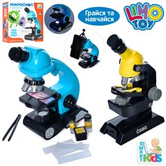 Фото товару Мікроскоп з набором для юного натураліста та власником для телефону, Limo Toy SK 0046