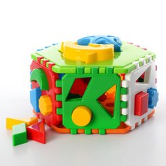 Розвиваюча іграшка для малюків Конструктор - Сортер "Розумний малюк", Україна, ТехноК 2445 +