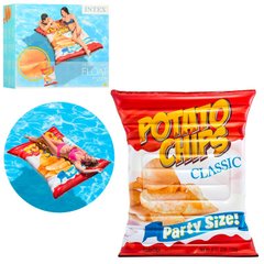 Надувний матрац для пляжу - картопляні чіпси - INTEX 58776