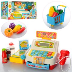 Ігровий набір Супермаркет з іграшковою касою, сканером, продуктами -  35563A Bl