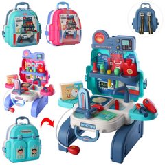 8113AP-BP - Детский набор врача в рюкзачке с тонометром, в версиях для мальчиков и для девочек
