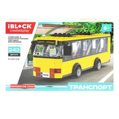 Iblock PL-921-376 - Конструктор міський транспорт - маршрутне таксі (маршрутка) з 242 деталей
