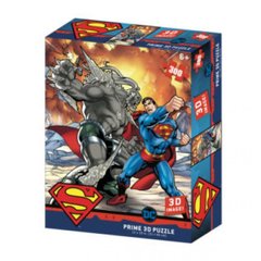 33004 - Пазлы с объемным изображением (эффект 3D) - Супермен сражающийся со злодеем