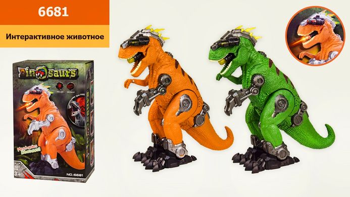 6681 - Іграшковий динозавр кіборг | Звук, світло, 6681