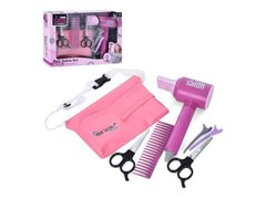 Стильный набор для игр в парикмахера для девочек, с феном и сумочкой,  YLQ-081