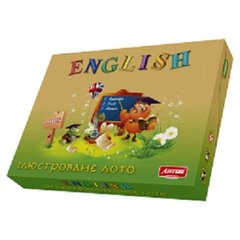 20796 - Детская обучающая развивающая игра - Лото Английский язык, Artos Games