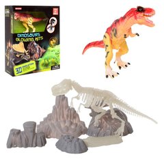 805A  - Фигурка тиранозавра в наборе со светящимся скелетом динозавра, 805A