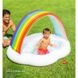 Дитячий надувний басейн для малюків з навісом - веселка, для діток від 1 року