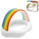 INTEX 57141  - Детский надувной бассейн для малышей с навесом - радуга, для деток от 1 года