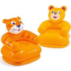 Надувне дитяче крісло з тваринами в асортименті - для дітей від 3 до 8 років, INTEX 68556