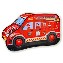 6014-A  - Палатка детская игровая - отряд пожарников в фургоне