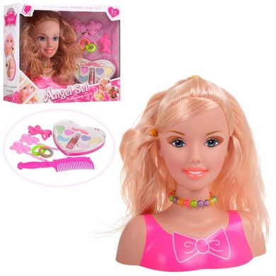 128 (198) - Кукла - манекен голова для причесок и макияжа, аксессуары