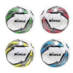 Фото товару М'яч футбольний, в асортименті, матеріал - TPE, 5 розмір, Minsa MS 3487