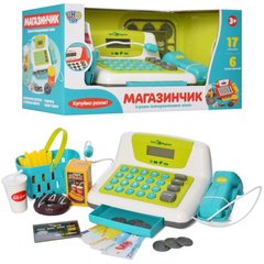 Игровой набор с кассовым аппаратом - обучение цифрам калькулятор, украинская озвучка,  7016