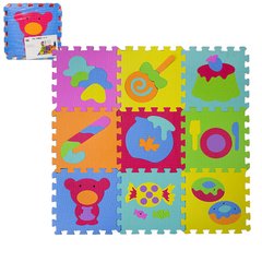 EVA1909 - Коврик Пазл напольный - покрытие для детской комнаты из материала EVA, тема - игрушки