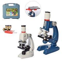 Дитячий - мікроскоп у кейсі з внутрішнім підсвічуванням та тримачем для телефону,  C2172-C2173