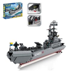 Конструктор - модель реального украинского военного корабля - Юрій Олефіренко, 1338 деталей, Iblock PL-921-390
