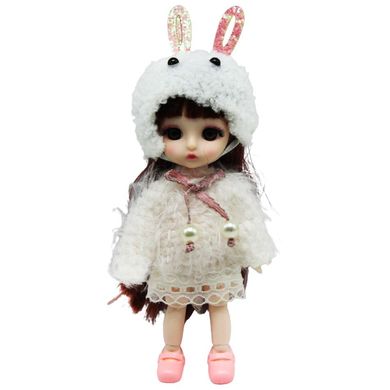 YL804-27A - Лялька в шапочці із заячими вушками висота 15 см, в асортименті