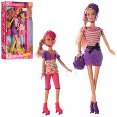 Defa 8130 - Набір ляльок сім'я - лялька на роликах з донькою