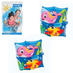 INTEX 59650 - Нарукавники для плавания на детей 3-6 лет - рисунок рыбки, 59650
