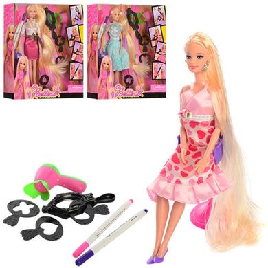 68029 - Лялька для фарбування волосся і зачісок - ігровий набір Перукар - Стиліст