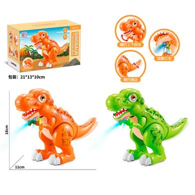 3361 - Игрушка динозавр - умеет ходить, есть световые эффекты, 3361