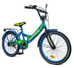 LIKE2BIKE   242002 - Велосипед для мальчиков - колеса 20 дюймов (сине-зеленого цвета)