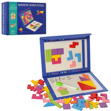 Іграшка - Геометрика (мозаїка) з магнітними блоками,  MD 2660