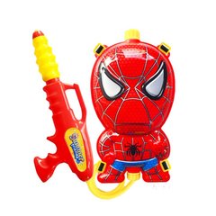 Дитячий водяний пістолет - автомат Людина Павук (Спайдермен) з балоном на плечі, 222-14 -  222-14