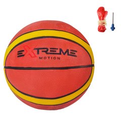 Extreme motion  BB2117 - Резиновый Мяч для игры в баскетбол (размер 7, 600 г)