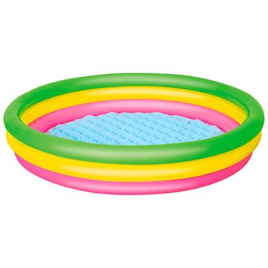 Besteway 51103 - Дитячий круглий надувний басейн, для малюків, з надувним дном