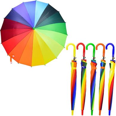 UM524 - Зонт - трость - Цветной спектр - радиус 50 см