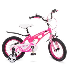Profi LMG16203 - Дитячий двоколісний велосипед PROFI 16 дюймів (малиновий), Infinity