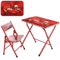 Bambi (Бамби) A19-MQ - Набор детской складной мебели для мальчика (от 3 лет), герой мультфильма Молния Маквин